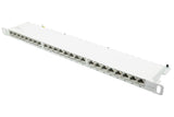 Good Connections Patchpanel 19"Cat. 6a 24-P 0,5he Reinweiss
