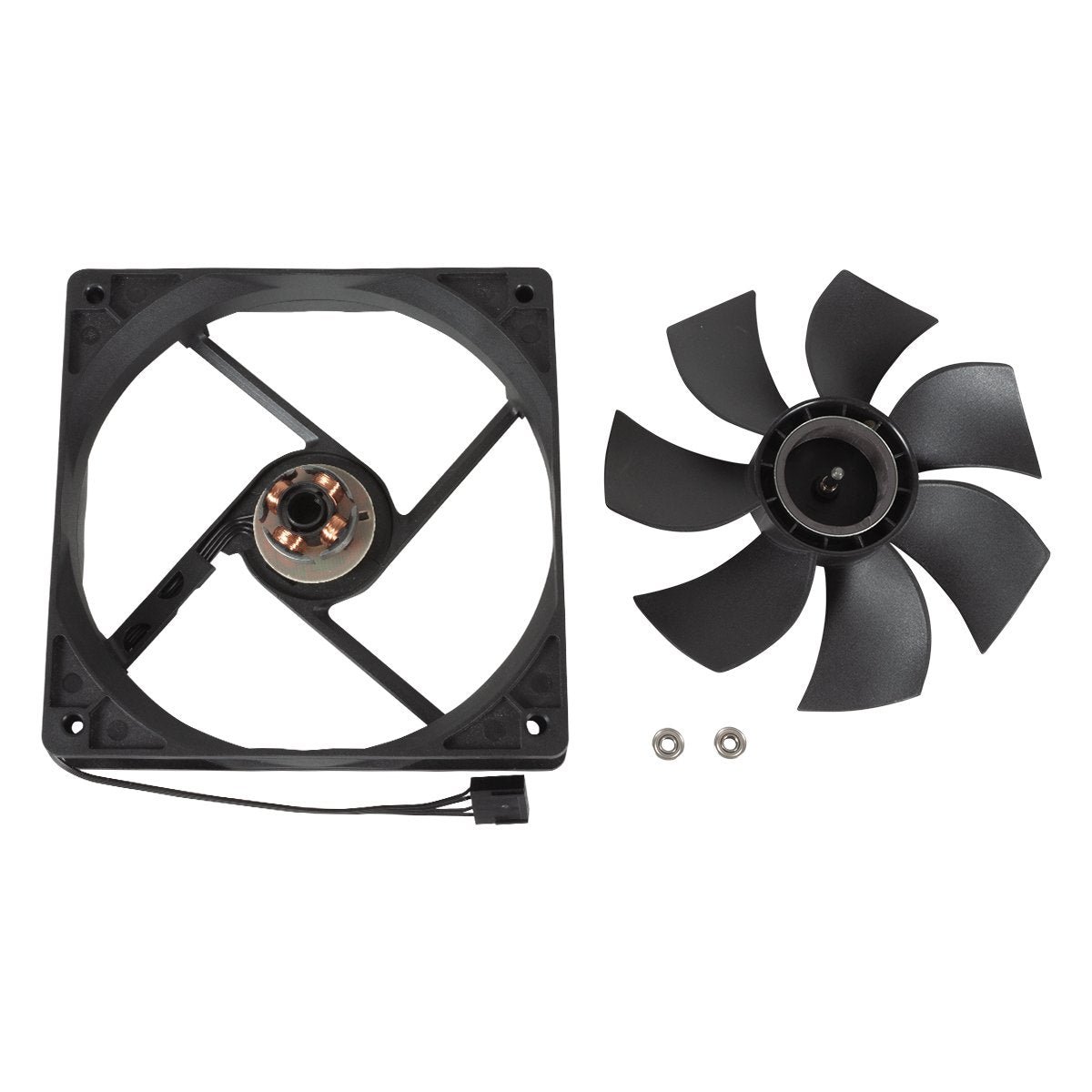 Ventilador Pc Unykach Server 60mm De Doble Bola - Velocidad Max. 3000rpm - Conector De 4 Pines Con Control De Temperatura