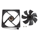 Ventilador Pc Unykach Server 80mm De Doble Bola - Velocidad Max. 2000rpm - Conector De 4 Pines Con Control De Temperatura
