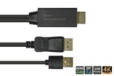 Alcasa Hdmi-Dp020 Adaptador De Cable De Vídeo 2 M Hdmi Tipo A (Estándar) Displayport Negro