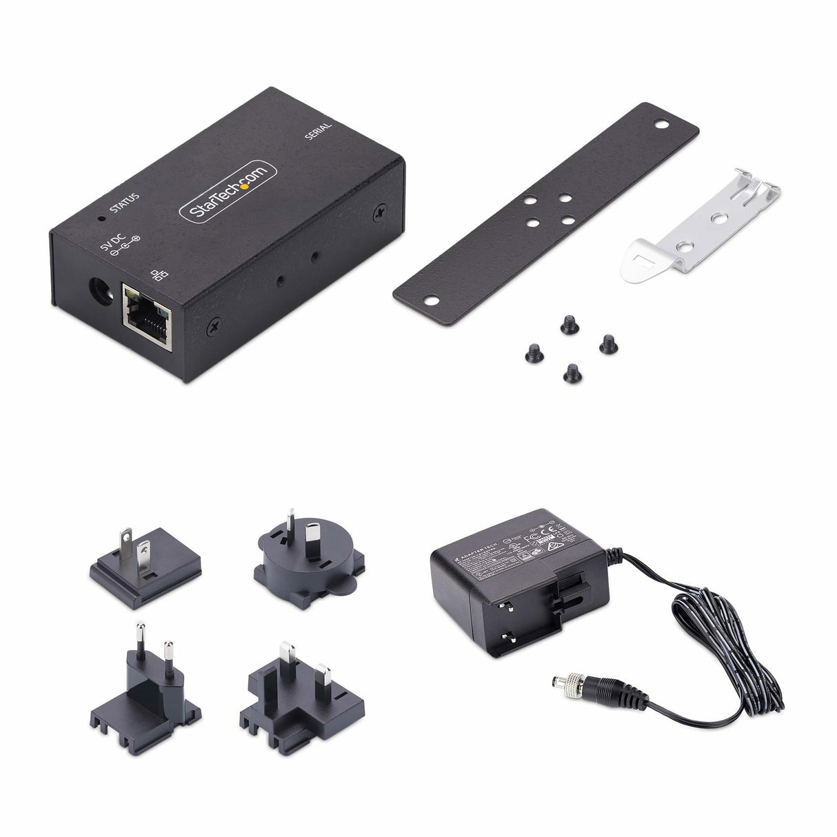 EAN 0065030905978 - StarTech.com I13-SERIAL-ETHERNET convertidor, repetidor y aislador en serie RS-232 RJ-45 Negro imagen 9