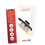 Fellowes Pack De 100 Fundas Para Plastificar Mate A4 - 125 Micras - Transparente