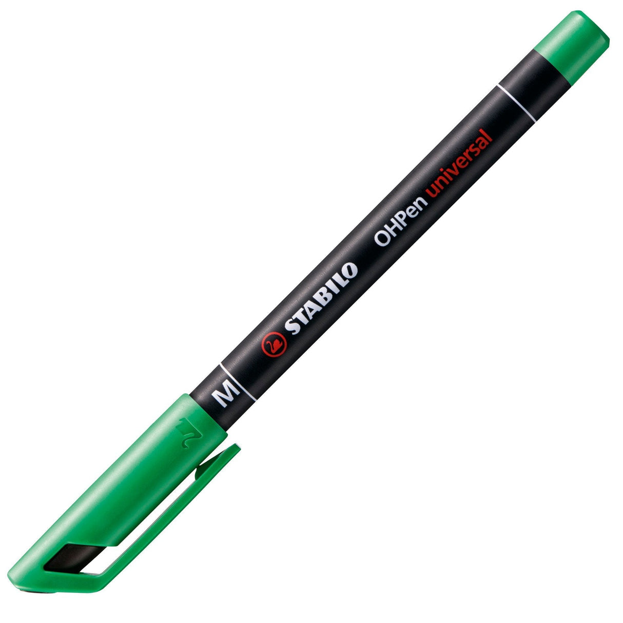 Stabilo Marcador Permanente Ohpen Universal Punta Fina 0.7mm Verde Caja 10 Ud