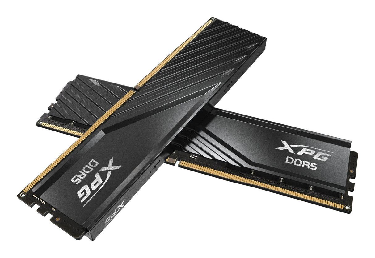 Memoria  Adata  32 Gb Ddr5-6400 (2x 16 Gb) Negro, Ax5u6400c3216g-Dtlabrbk, Xpg Lancer Blade Rgb, Intel Xmp, Amd Expo Ax5u6400c3216g-Dtlabrbk