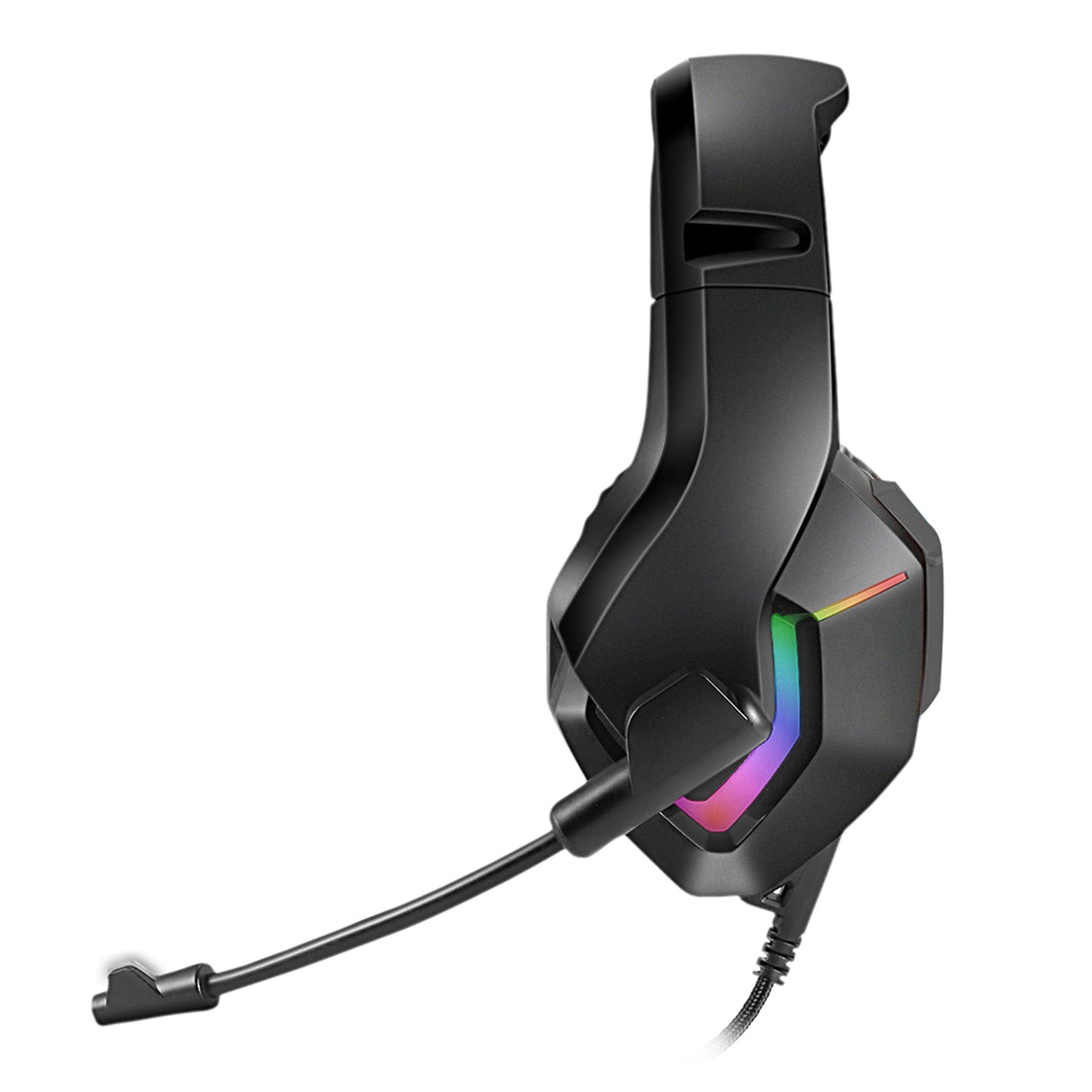 Omega Varr Casco Pro-Gaming Subwoofer 50mm Rgb Colores Usb+Mini Jack