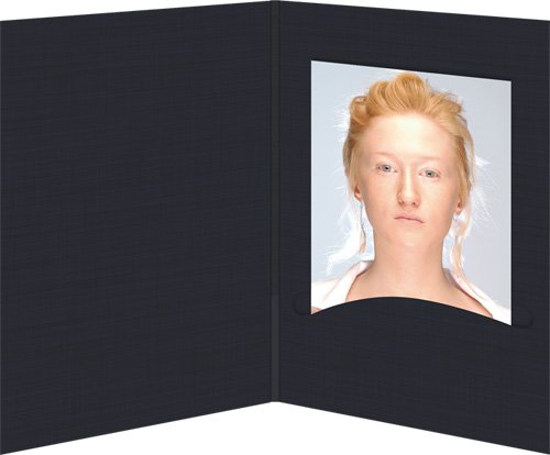 1x100 Daiber Portrait Folders Profi-Line  13x18 Black