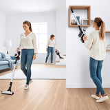 Aspiradora Bosch Serie 6 Bcs61113 Escoba Eléctrica Aspiradora Escoba 2 En 1 Batería Secar Sin Bolsa Blanco