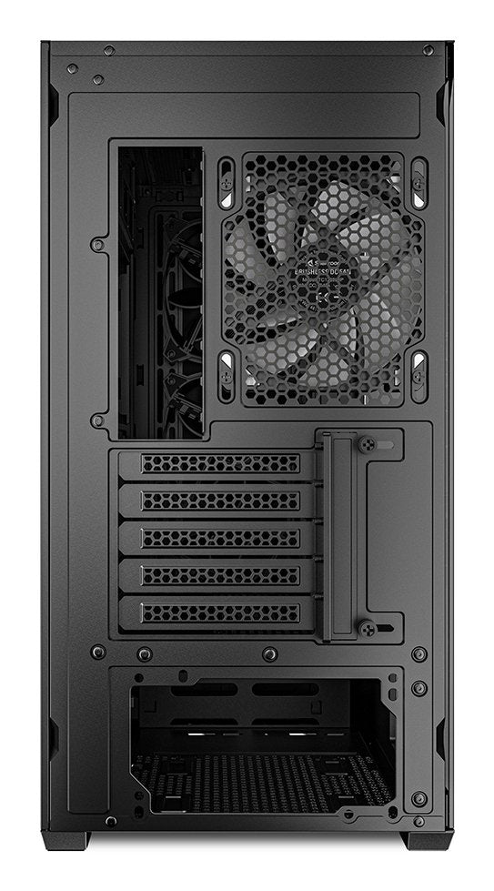 Caja Pc Sharkoon Mk4w Rgb Strip Negra, Cristal Templado 4044951041763