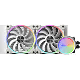 Alpenfohn Glacier Water 240 White High Speed Argb Cpu Water Cooler - 240mm