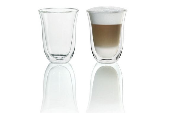 De'Longhi 5513214611 Vaso De Café Transparente 2 Pieza(S) 220 Ml