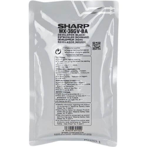 EAN 4974019670140 - Sharp MX-36GVBA revelador para impresora 60000 páginas imagen 1