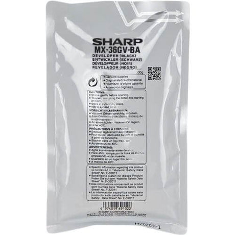 EAN 4974019670140 - Sharp MX-36GVBA revelador para impresora 60000 páginas imagen 1
