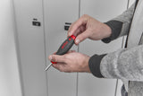 Destornillador Wiha Con Cargador De Puntas Pocketmax Magnético (Negro/Rojo, 9 Piezas)