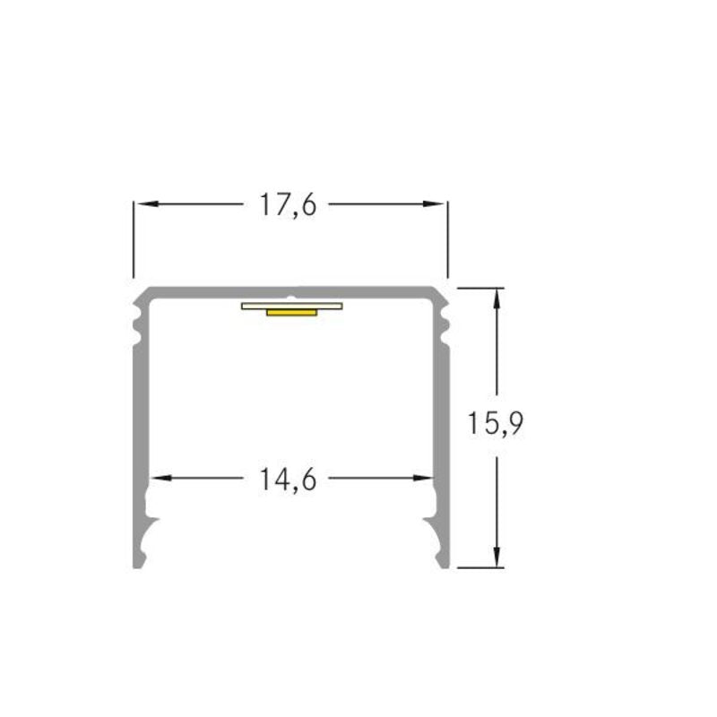 Brumberg 53381263 Ab-Profil Qualityflex Alu