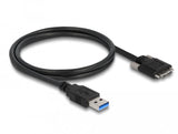 Delock Usb 5 Gbps Cable Typ-A Stecker Zu Typ Micro-B Stecker Mit Schrauben 1 M