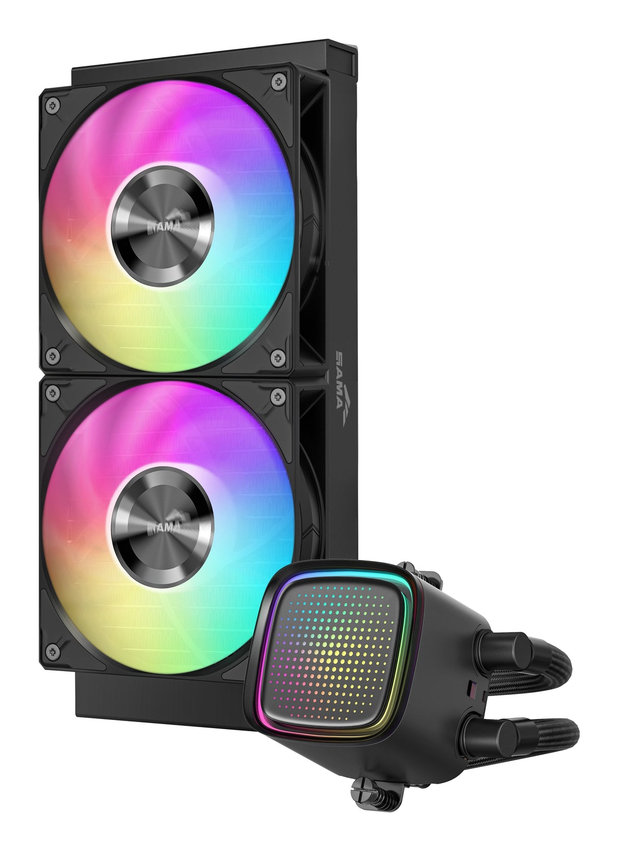 Sama L50 240 Wasserkã¼hlung Argb Infinity Mirror Black Retail