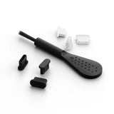 Mobile Origin Usb-C Dust Plug Cleaning Brush Cl1 Black/Clear