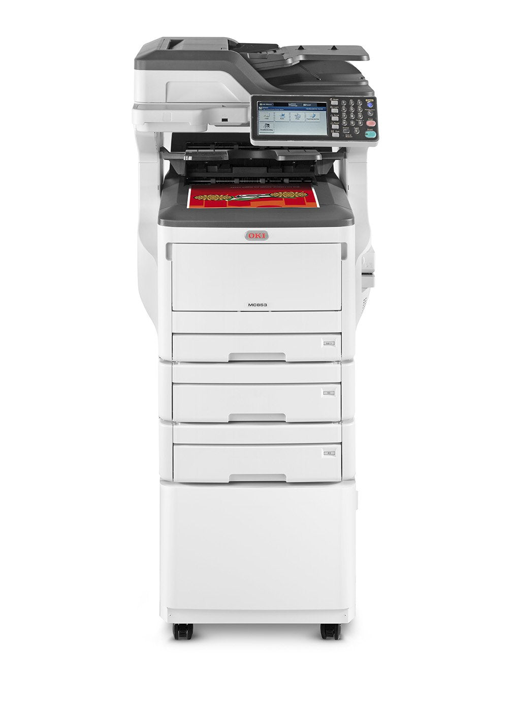 Impresora Multifuncion Oki Laser Led Color Mc853dnv