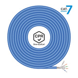 Aisens Bobina Cable Rj45 Lszh Cpr Dca Cat.7 600 Mhz S/Ftp Awg23 - 100m - Azul