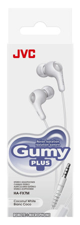 Gumy Plus Ha-Fx7m In Ear With  Mic + Remote Headphones White