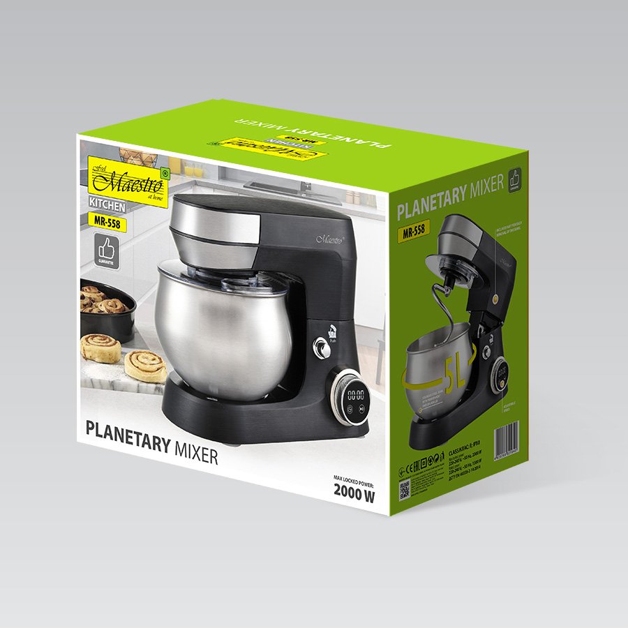 EAN 4820268321640 - Feel Maestro MR-558 batidora Batidora de varillas 2000 W Negro, Acero inoxidable imagen 6