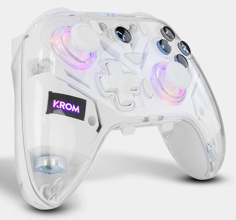 Gamepad Krom Krystal Inalambrico Rgb Bt 5.0
