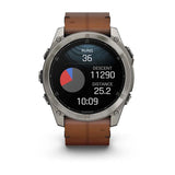 Garmin Fenix 8 3,56 Cm (1.4") Amoled 51 Mm Digital 454 X 454 Pixeles Pantalla Táctil Titanio Wifi Gps (Satélite)