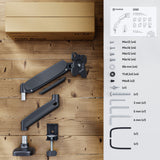 EAN 4603728443461 - ONKRON G50 81,3 cm (32") Escritorio Negro imagen 2