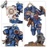 Warhammer 40k - Space Marines Primaris Capitaine Avec Reacteur Dorsal Et Bouclier Relique