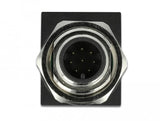 Delock Netzwerkadapter M12 A-Kodiert 8 Pin Stecker Zu Rj45 Buchse