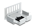 Lwl Patchfeld 6 Port Für Sc Duplex Oder Lc Quad Grau Metall Zur Hutschienen Montage