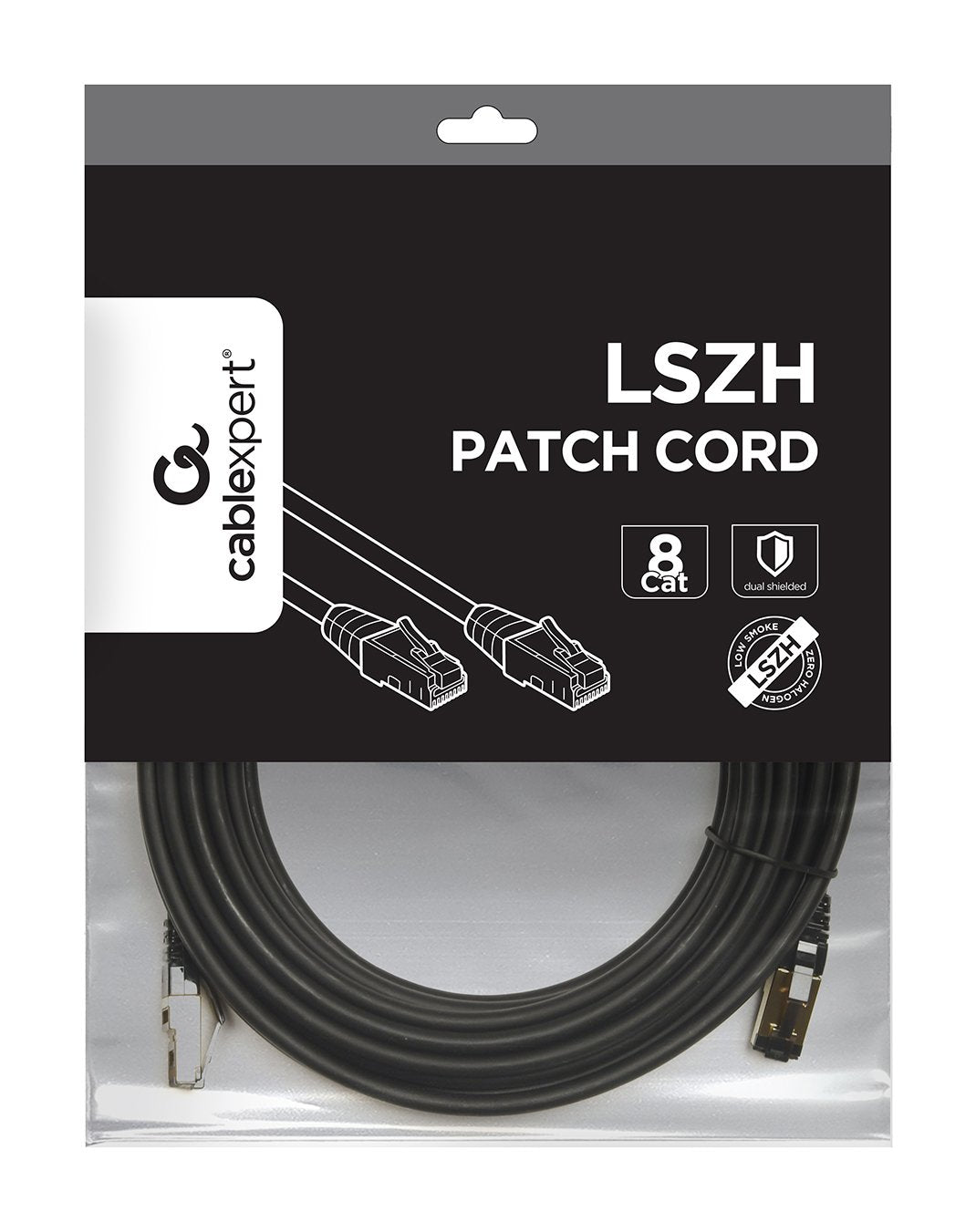EAN 8716309120661 - Gembird PP8-LSZHCU-BK-5M cable de red Negro Cat8 S/FTP (S-STP) imagen 2