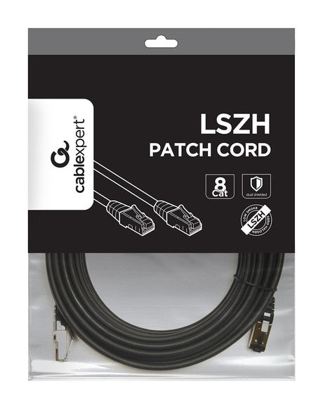 EAN 8716309120661 - Gembird PP8-LSZHCU-BK-5M cable de red Negro Cat8 S/FTP (S-STP) imagen 2