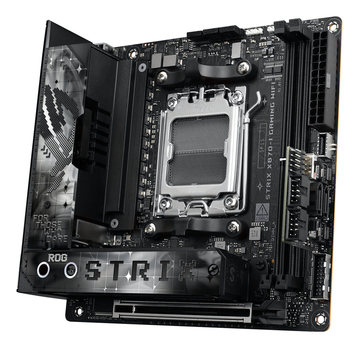 EAN 4711387740309 - ASUS ROG STRIX X870-I GAMING WIFI AMD X870 Zócalo AM5 mini ITX imagen 3