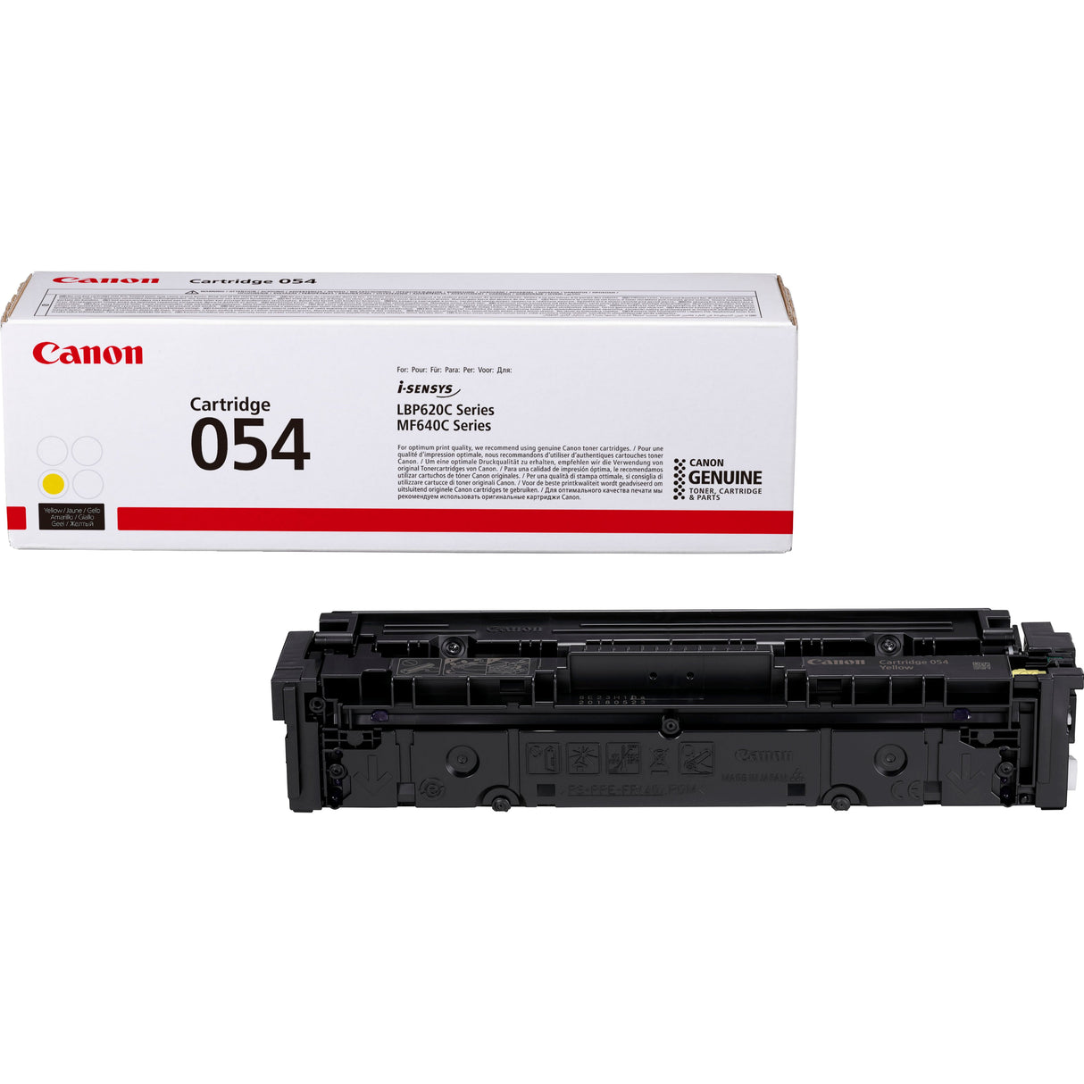 EAN 4549292124361 - Canon 3021C002 cartucho de tóner 1 pieza(s) Original Amarillo imagen 1