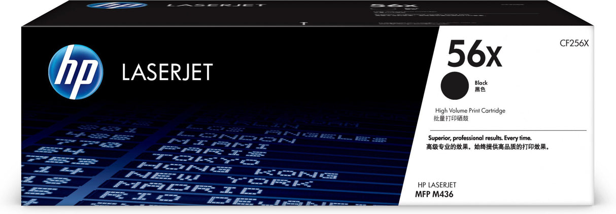 Hp Tóner Negro 12.300 Paginas Cf256x (56x)
