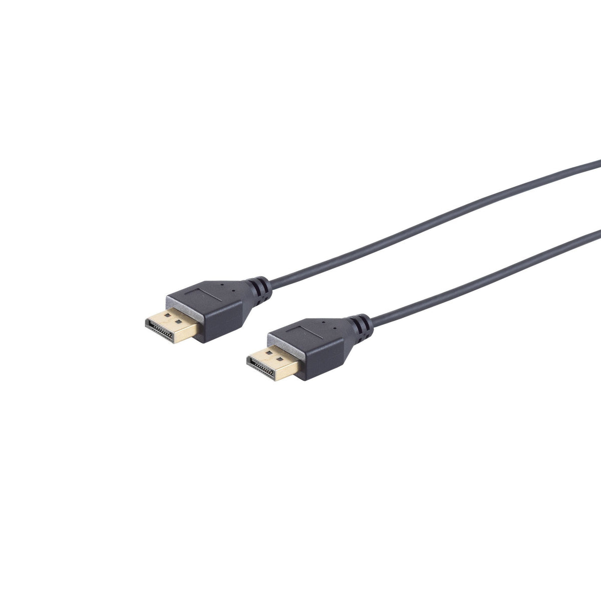 S-Impuls Displayport 1.2 Cable De Conexión, 4k, Slim, 0,5m