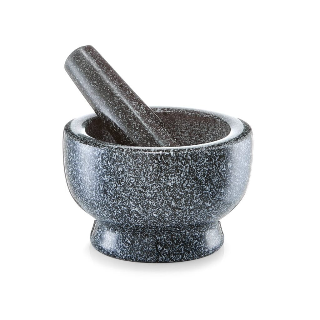 Zeller Present Mörser & Stössel-Set, Granit, Anthrazit