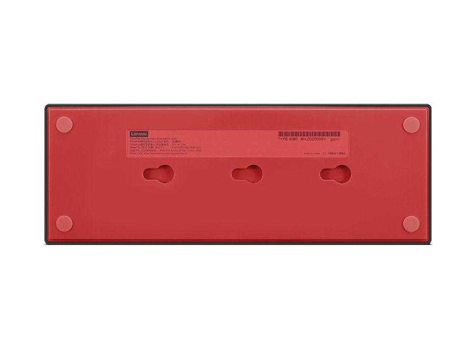 EAN 5704174859543 - Lenovo 40B00300DK base para portátil y replicador de puertos Alámbrico Thunderbolt 4 Negro, Rojo imagen 5