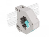 Delock Hutschienenadapter Mit Keystone Sc Simplex Buchse Zu Sc Simplex Buchse Aqua