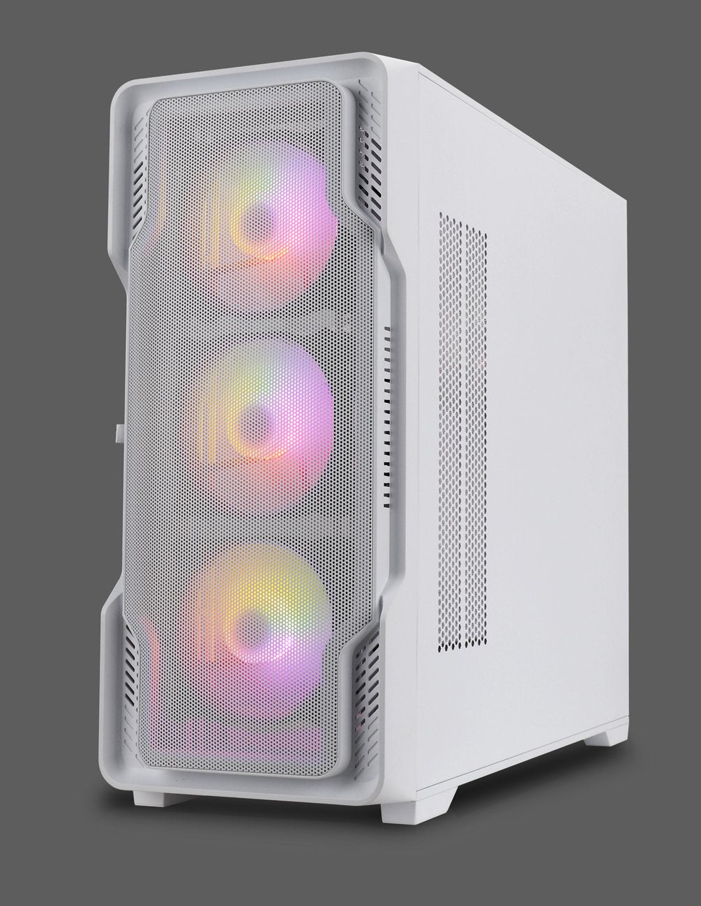 Caja Pc Go Nanoxia Midi Ds-9 Argb Airflow Blanco - Usb-C - Tg-Mesh