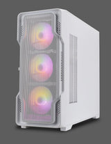 Caja Pc Go Nanoxia Midi Ds-9 Argb Airflow Blanco - Usb-C - Tg-Mesh