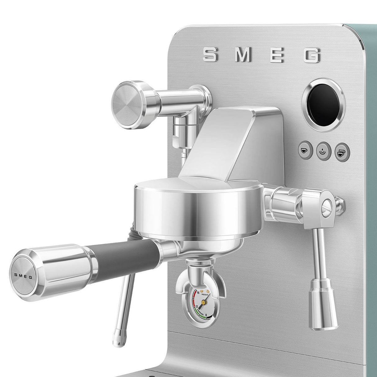 Smeg Espresso Coffee Machine Collection Emerald Green Emc02egmeu