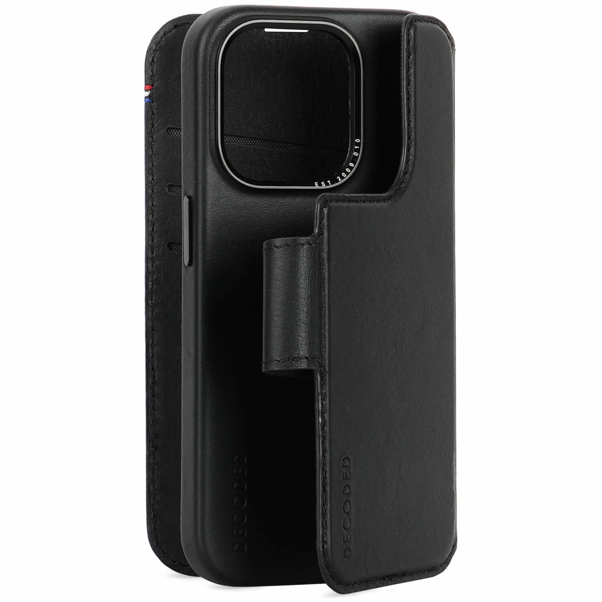 Decoded Detachable Wallet  Skórzana Obudowa Ochronna Do Iphone 15 Pro Kompatybilna Z Magsafe (Black)