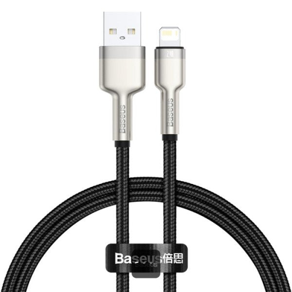 Baseus Caljk-01 Cable De Conector Lightning 0,25 M Negro