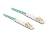 Delock Lwl Cable Lc Duplex A Lc Duplex Multimode Om3 Winkelbar 1 M