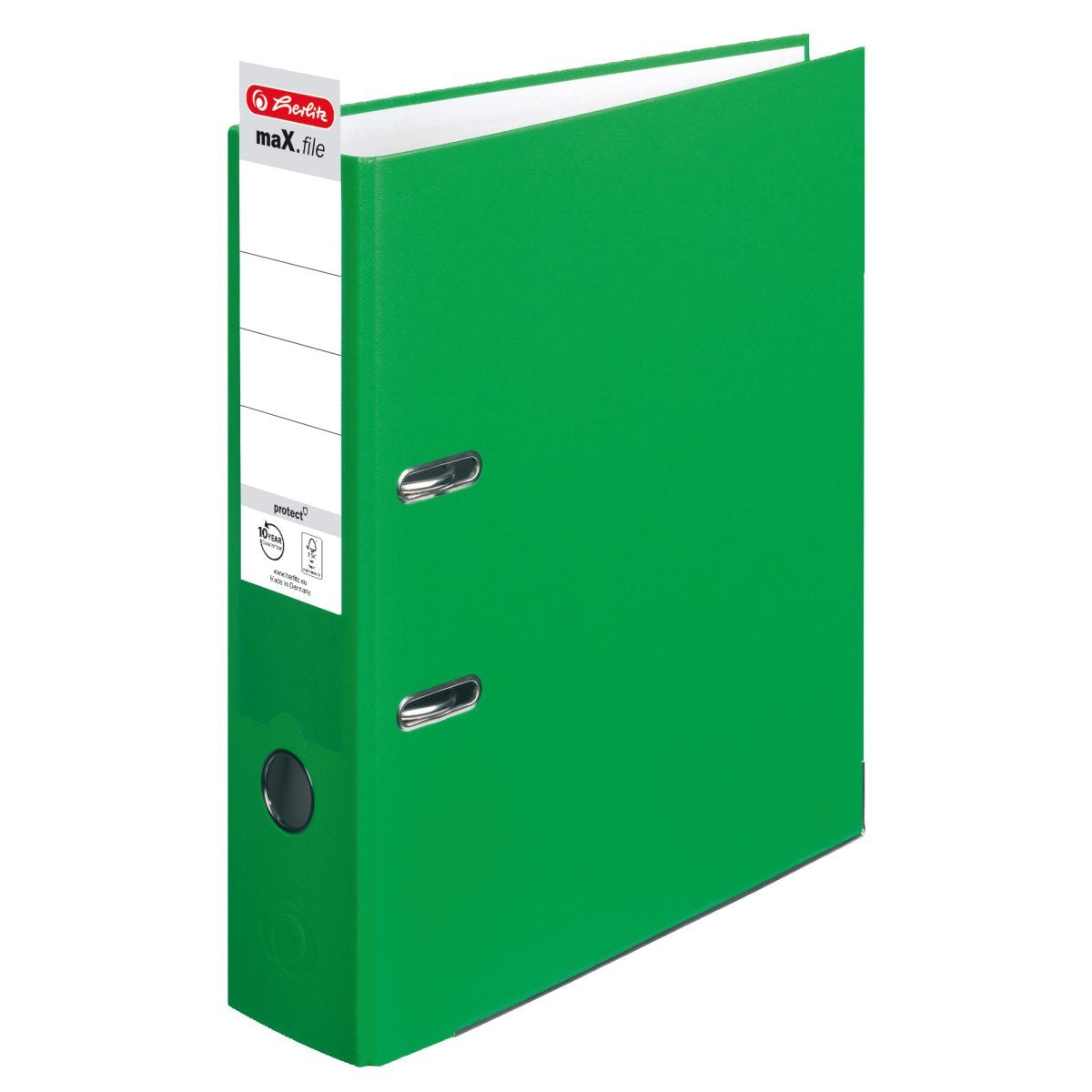 Herlitz Archivador Anchura Del Lomo 8 Cm Din A4 Plástico Verde Claro