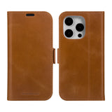 Dbramante1928 Copenhagen Funda Con Tapa Para Teléfono Móvil Piel De Napa Marrón Para Apple Iphone 15 Pro