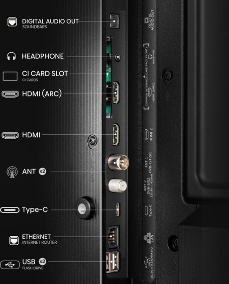 EAN 6942351405841 - Hisense 32A5NQ 81,3 cm (32") Full HD Smart TV Wifi Negro 220 cd / m² imagen 5