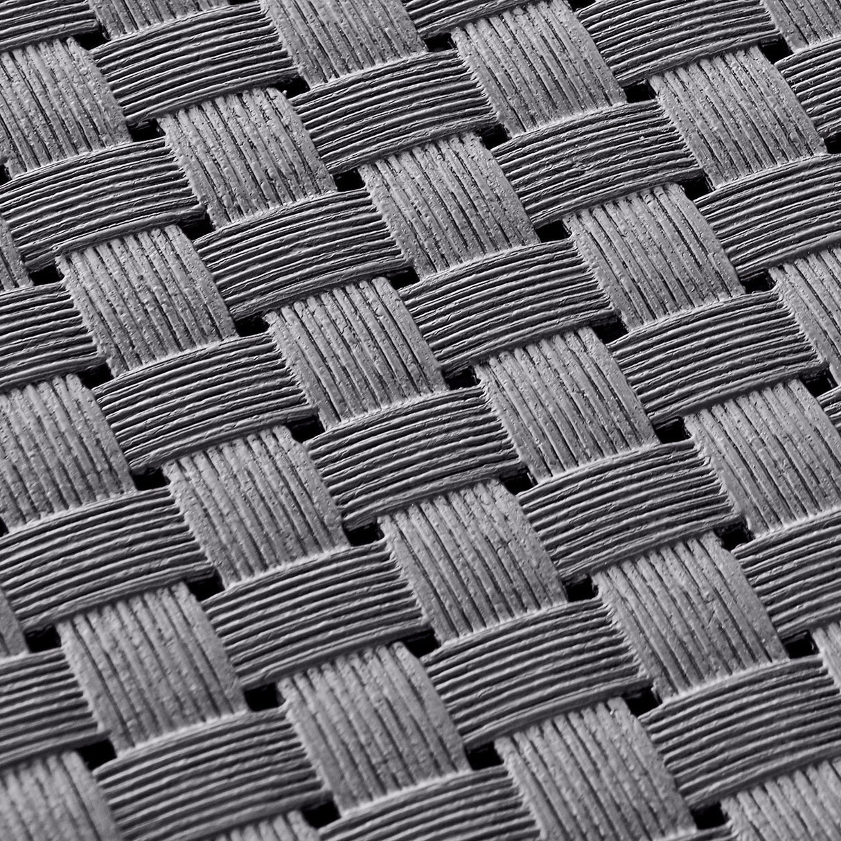 Conjunto De Jardin/Terraza De 2 Sillones+1 Sofa+1 Mesa. Diva Tropea Grafit Sp Berner